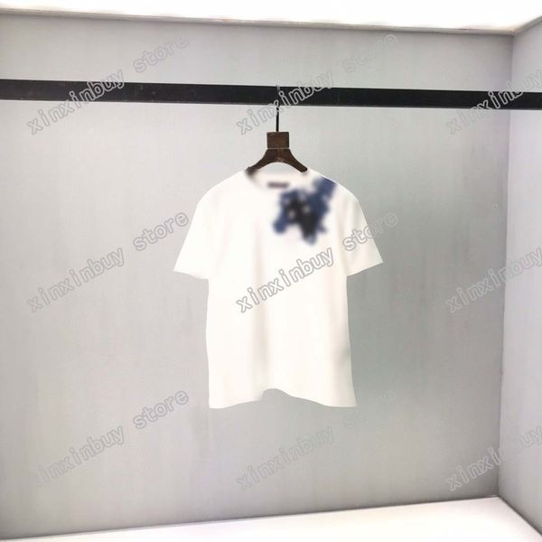 21ss Designers Tee stagione pastello ingenuo Cielo stellato irregolare T-shirt da donna da uomo pompiere acquerello T-shirt da uomo Paris Fashion T-shirt di lusso a maniche corte