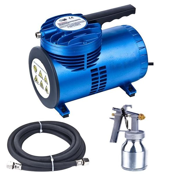 

air compressor paint spray gun for home painting kit car wall portable 750ml 0.8mm nozzle professional guns