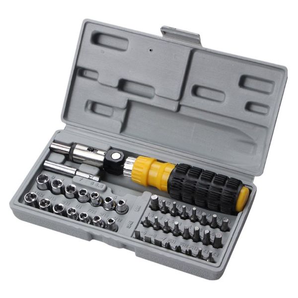 

professional hand tool sets 41pcs multifunction screwdriver precision bit socket wrench spanner for combined sleeve service car home repair