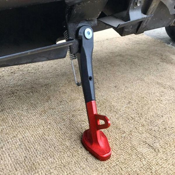 

other motorcycle parts 1 pcs side stand metal motorcycles foot kickstand adjustable leg prop retractable sides bracket bases universal tools