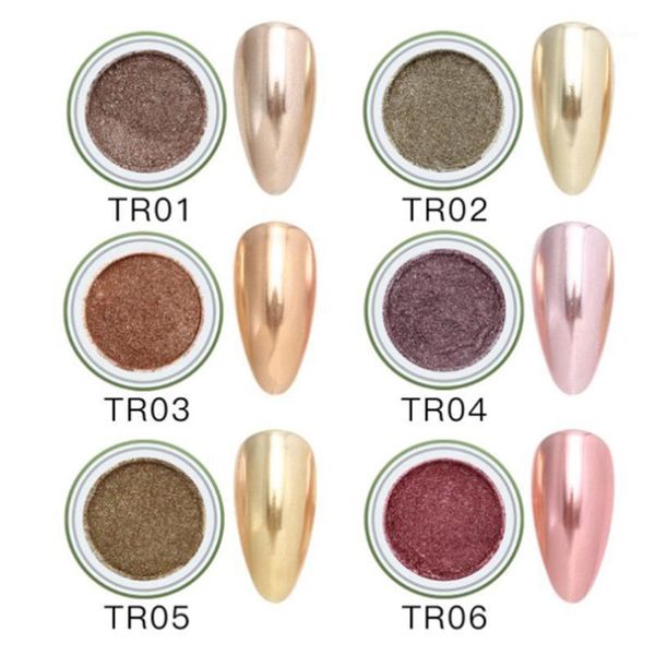 

box nail glitter mirror powder dust art pigment diy decoration tools decorations1, Silver;gold
