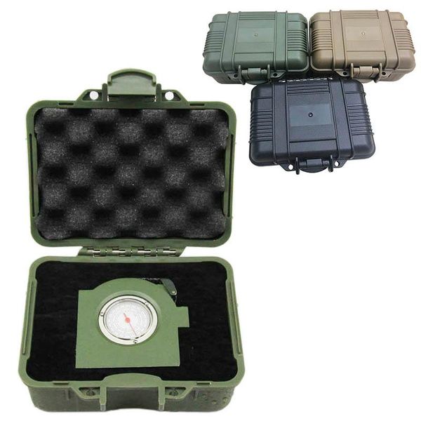 

tool organizers 125x105x70mm plastic box sealed waterproof instrument case -proof safety equipment protective