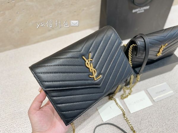 

saint laurent luxury designer shoulder bag tote ysl genuine leather chain women's woc men crossbody bags handbags wallet ha