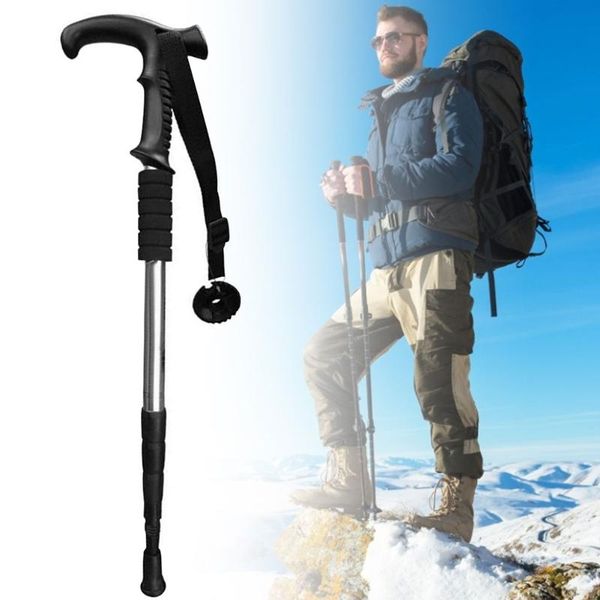 

trekking poles outdoor hiking stick collapsible walking nordic sticks