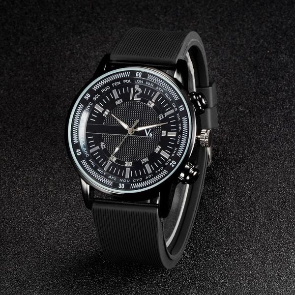 

wristwatches v6 brand men's sport watches military quartz watch men fashion wrist clock relogio masculino reloj hombre, Slivery;brown
