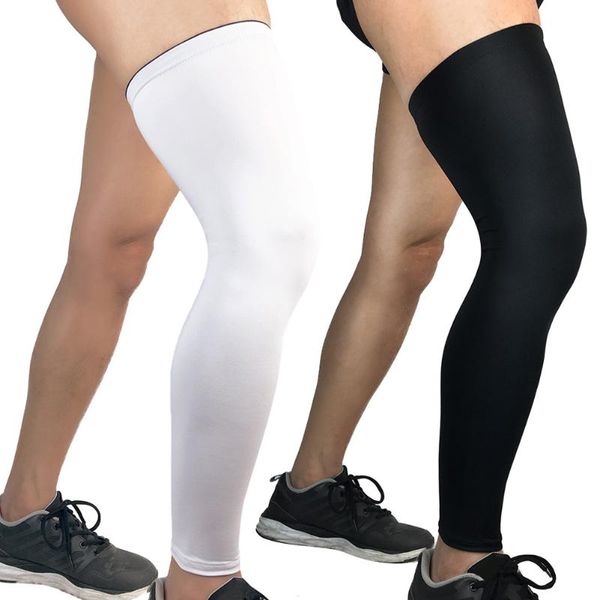 

elbow & knee pads 1pc ice silk sports leg protective cover calf sunscreen sleeve breathable compression sleeves fitness safety, Black;gray