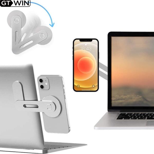 

cell phone mounts & holders gtwin 2021 lapextension bracket safe deskmobile with screen office magnetic aluminum alloy holder