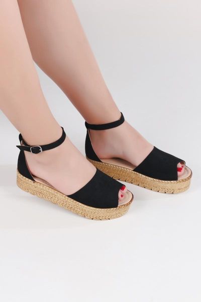 

sandals women's black wedges