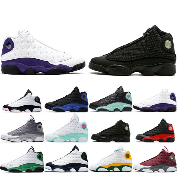 

13 13s men basketball shoes women purple flint hyper royal playoffs reverse he got game black cat barons mens trainers sneakers size 36-47 w