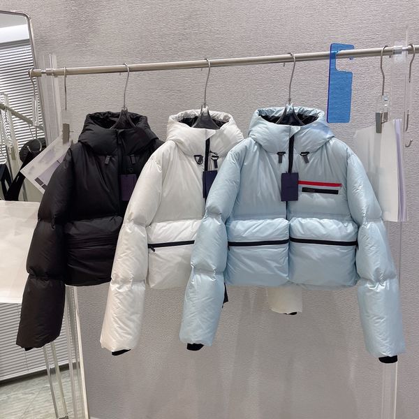 

women cotton jacket autumn winter new thickened fashion baggy bread down short big pockets 3 colors, Black