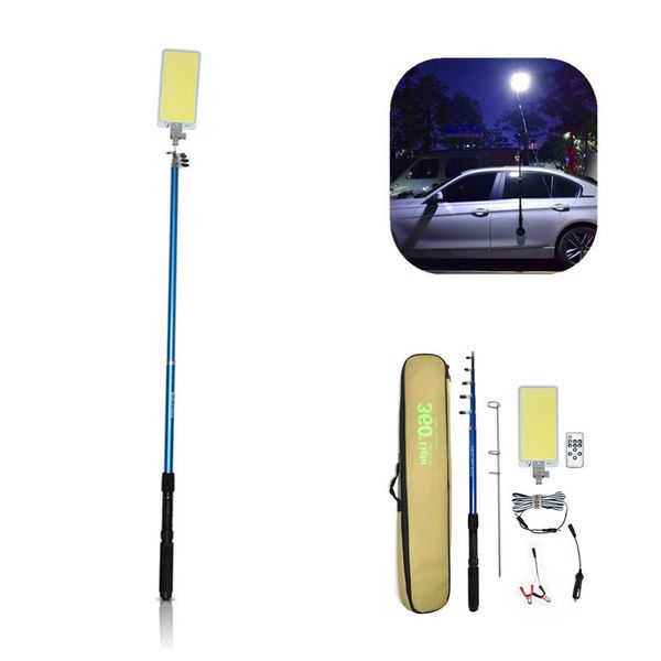 

outdoor 12v led camping light fishing rod lights lantern for road trip travel night fill waterproof torches