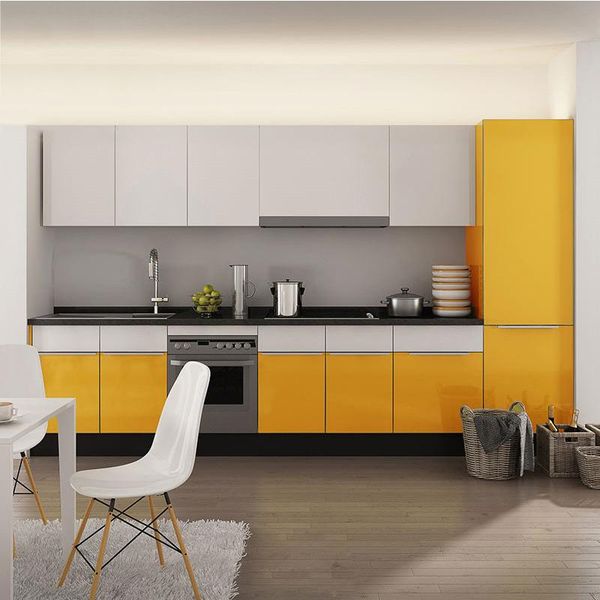 

kitchen pvc self-adhesive wallpaper pearlescent cabinet wardrobe sticker pure color wall stickers waterproof wallpapers