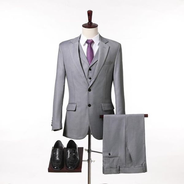 

men's suits, self-cultivation, casual business wear, groomsmen work clothes, fashion gray, gentleman suit suits & blazers, White;black