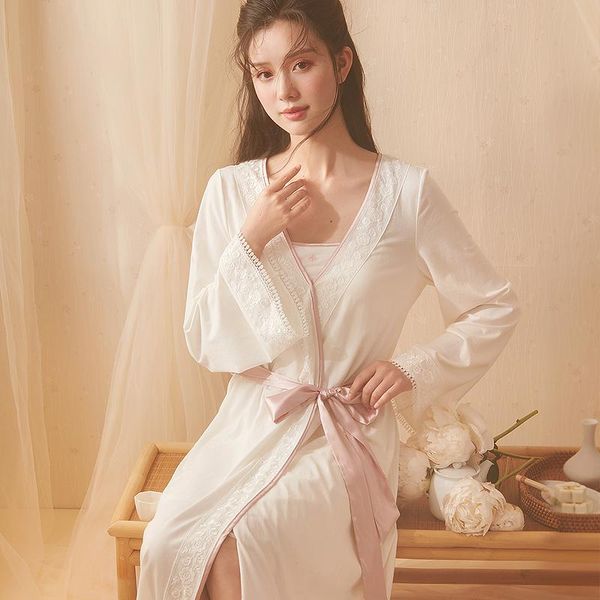 

robe set nightgown han chinese clothing sleepwear ancient style women's, Black;red