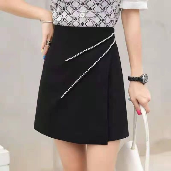 

skirts 2021 summer skirt women's short black white women casual a- line