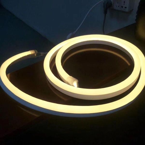 

indoor outdoor flex silicone led neon light dc12v ip68 strip waterproof soft belt name board building home diy rope lamp strips