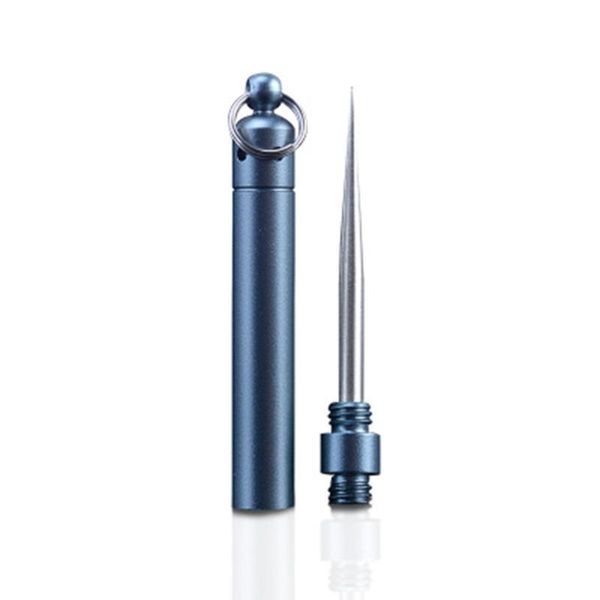 

forks portable stainless steel toothpick aluminum metal holder decorative outdoor with reusable fruit picks