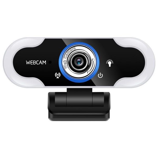 

webcams hd 1080p mini webcam with microphone computer pc lapdeskusb led light web camera