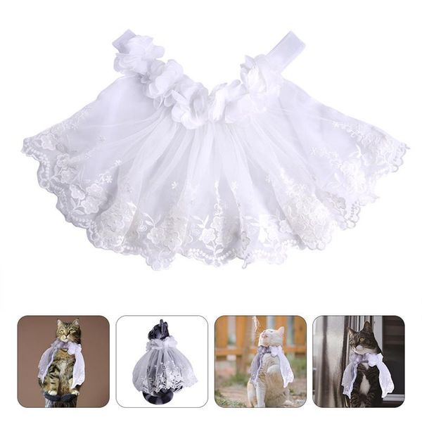 

cat costumes 1pc lace design pet cloak lovely cloth dog apparel supply