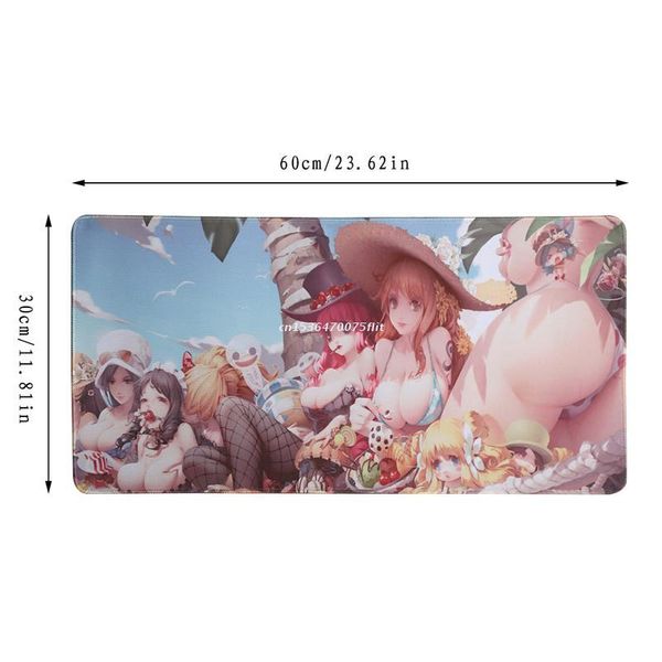 

mouse pads & wrist rests pretty girls printed large size non-skid smooth rubber gaming pad dropship