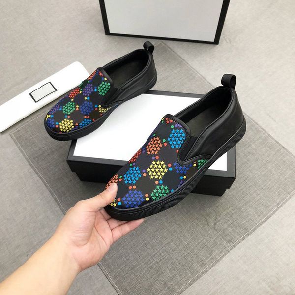 

up ggity classic women lace casual shoes designers men real leather fashion sneakers loafers shoe womens with box size 35-46, Black