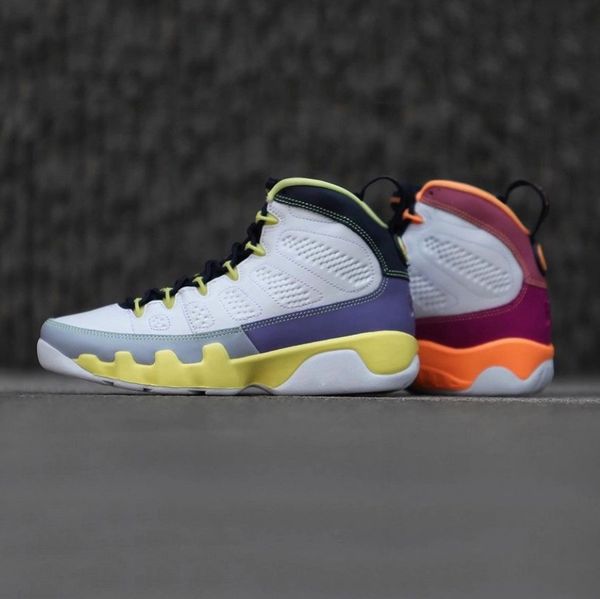 

fashion with box change the world 9s mens basketball shoes white desert berry healing orange cactus flower 9 men trainers sports sneakers cv