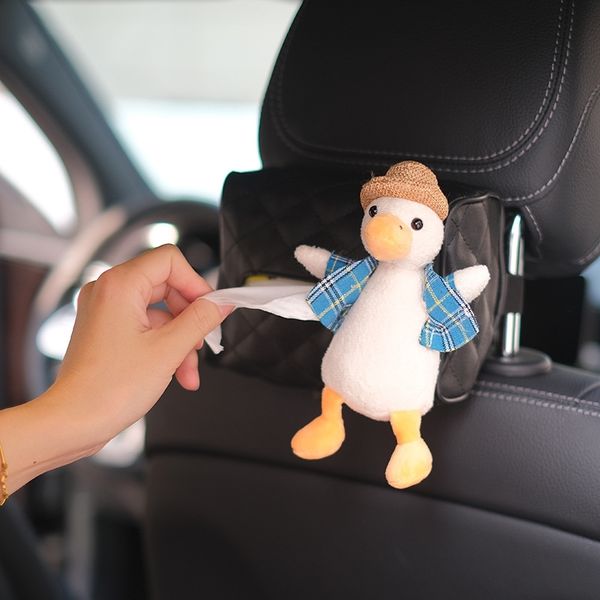 

car tissue box creative cute toon ton hanging car interior decoration products