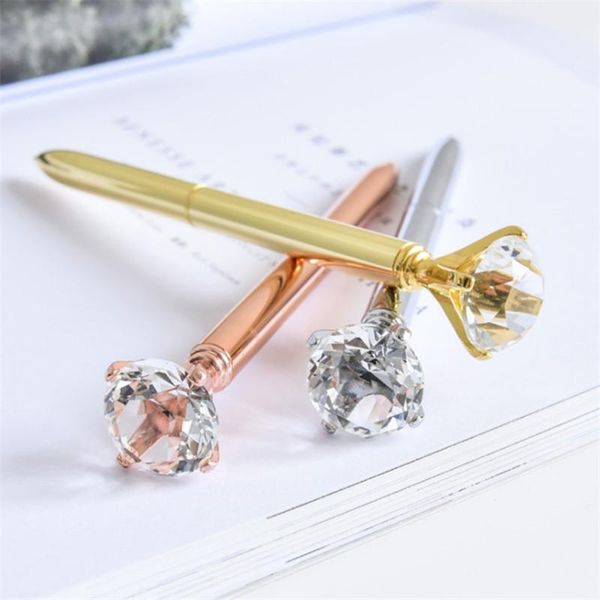 

party decoration 1pcs personalized wedding diamond writing pen bridal shower bachelor gold decorations
