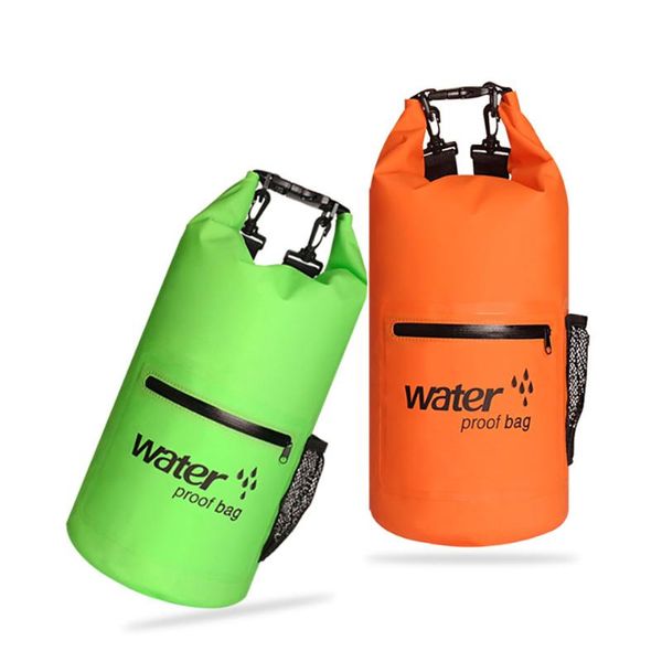 

20l outdoor sports waterproof backpack fishing folding rafting boating river hiking travel portable accessories