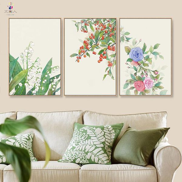 

paintings paint by number art painting numbers flower series hand-painted color oil