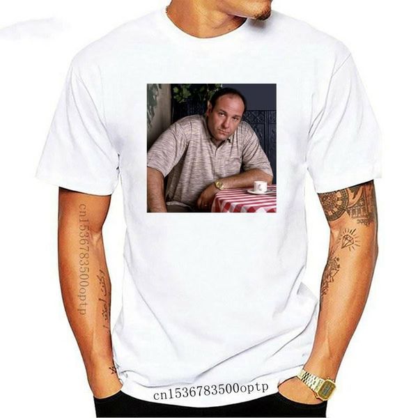 

men's t-shirts tony soprano tee, White;black