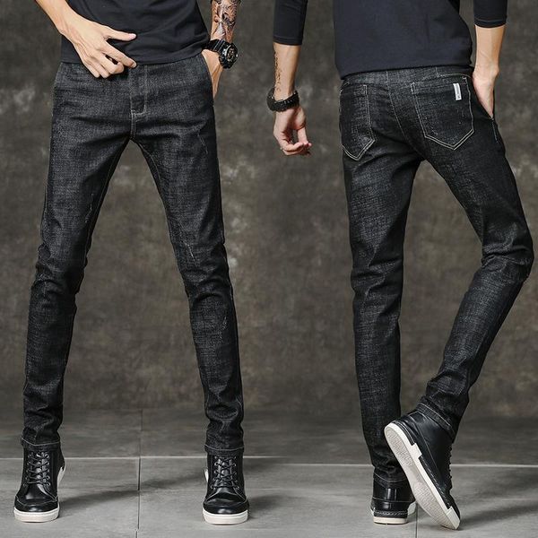

men's jeans fashion korean style stretch slim trendy men 2021 spring, summer, autumn and winter, Blue