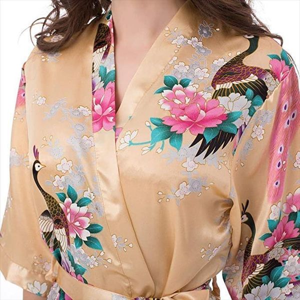 

bride bridesmaid wedding dressing womens sleepwears robe gray kimono bath gown large size xxxl sleepwear floral nightgown party, Black;red