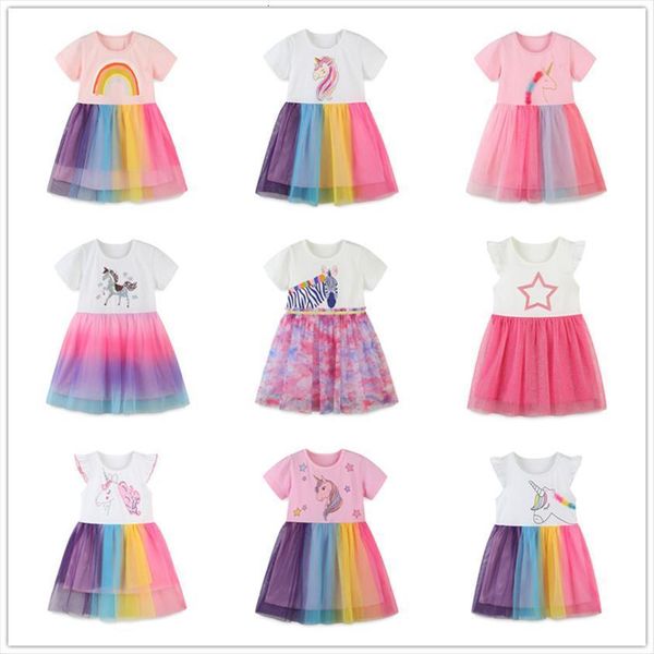 

vidmid baby girls summer girl dress cotton sweet lace kids vests clothes childrens sleeveless clothing 1004, Red;yellow