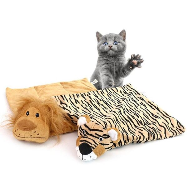 

cat beds & furniture pet squeaky sound pad toy dog mat plush animals teaser kitten playing scratch-resistant
