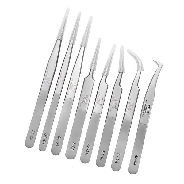 

cell phone repairing tools 1pcs tweezer vetus sa series tweezers high precision antimagnetic anti acid stainless steel mobile repair tool