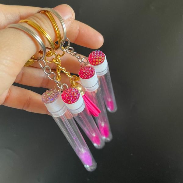 

false eyelashes eyelash brush disposable tube with key chain