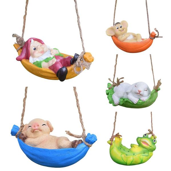 

garden decorations resin animal swing figurine courtyard simulation sculpture landscaping miniature waterproof corrosion resistant decor
