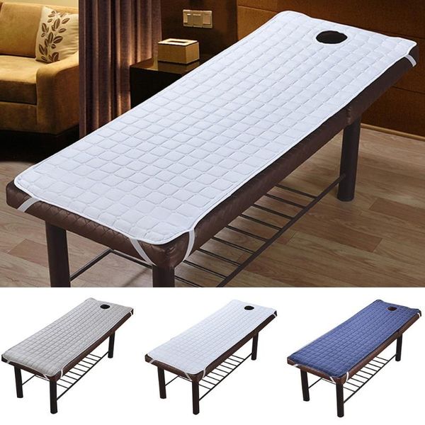 

chair covers 1pc anti-slip spa massage table bed sheet cover with 4-corner elastic band and breath hole for 190x80cm beds home textile