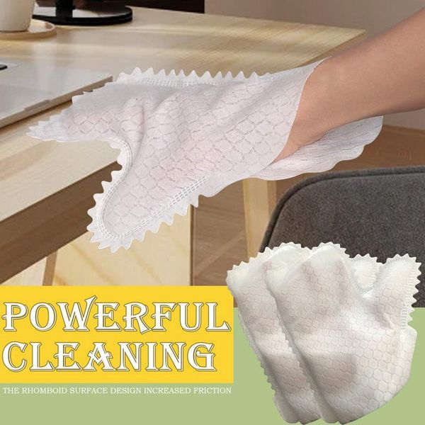 

disposable gloves dust cleaning 5/10/20pcs fish scale duster reusable household kitchen bamboo fiber clean tools