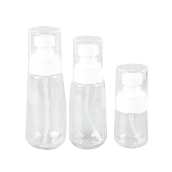 

storage bottles & jars 3pcs/set clear plastic perfume empty spray bottle alcohol travel makeup beauty reuse