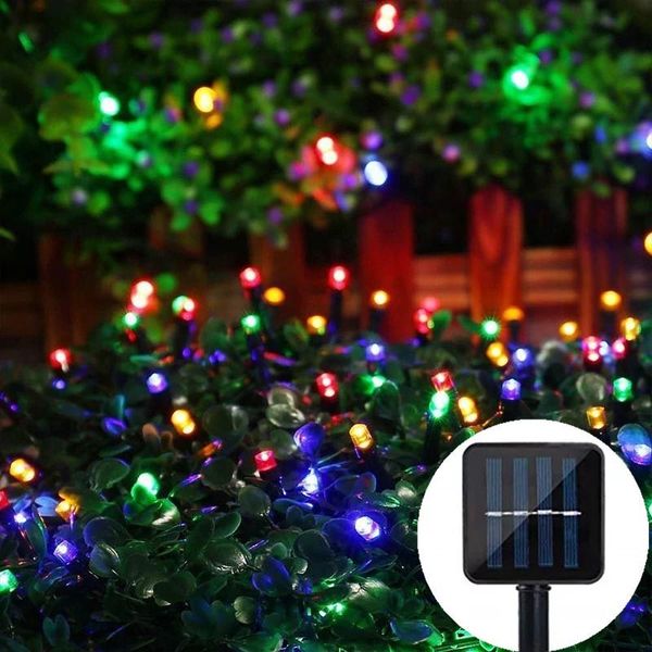 

solar lamps 22m 200led lamp power led string fairy lights garlands garden christmas decor for outdoor