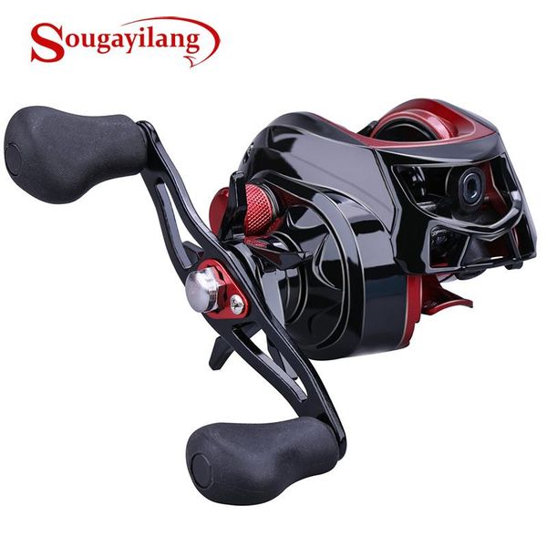 

sougayilang 17+1bb baitcasting reel 8kg max drag 7.1:1 high speed fishing right/left handed carp tackle reels
