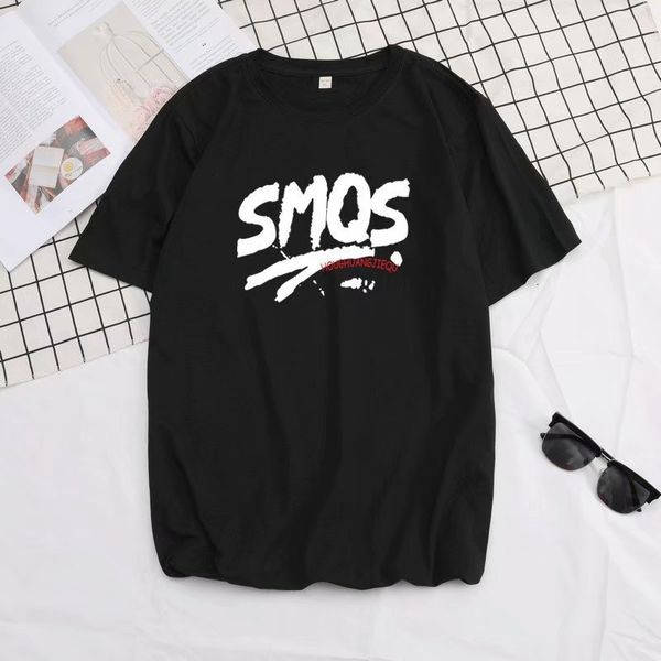 

t-shirts fashion brand men's short sve lovers' cotton t-shirt hip hop trend large size loose and women's half shirt, White;black