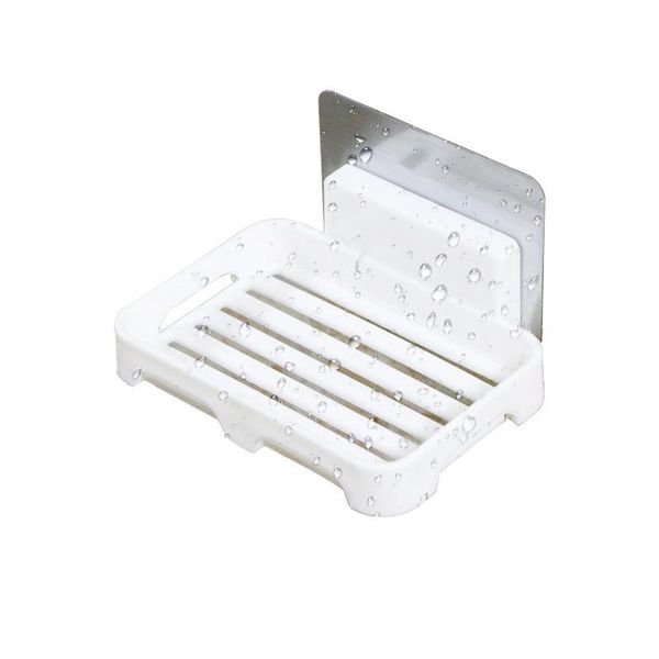 

hooks & rails punch soap box bathroom no trace in holder wall-mounted