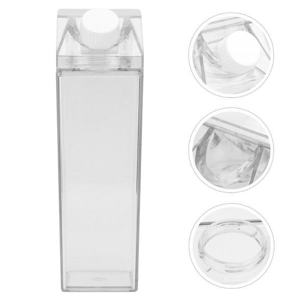 

storage bottles & jars transparent bottle 500ml drink container empty for home daily use