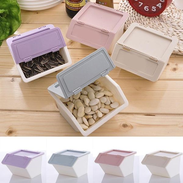 

storage bottles & jars deskplastic box stationery holder school office supplies with cover stackable b88