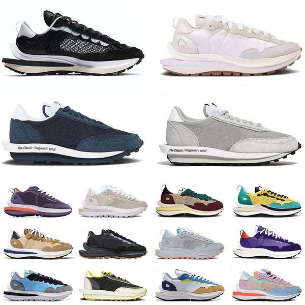 

2022 vaporwaffle pegasus fragment outdoor running shoes black gum white nylon varsity blue dark iris sesame void game royal sports sneakers, White;red
