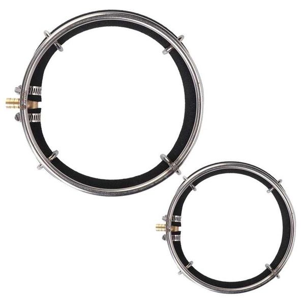 

air pumps & accessories aquarium round bubble diffuser ring fish pond oxygenation bubbler ultra-silent oxygen pump hydroponic