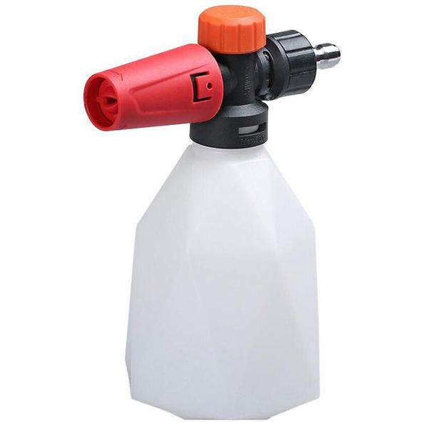 

500ml rhombus snap-on foam pot pressure washer 1/4inch quick release connector car